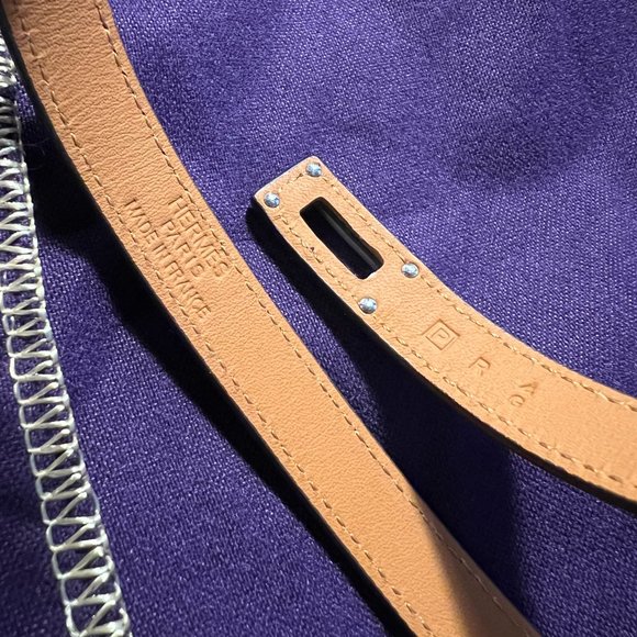 Hermès Kelly Double Tour Black Leather & Palladium Plated Wrap Bracelet - Size M - Picture 8 of 10